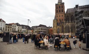 vuur op de parade
